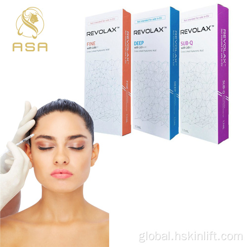 Face Fillers for Face korea best original revolax hyaluronic acid dermal filler Manufactory